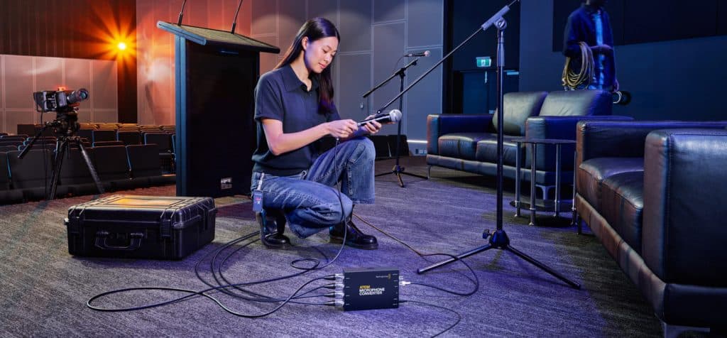Blackmagic Design to Release a New ATEM Microphone Converter Q2 of 2023