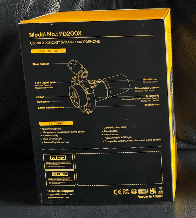 Maono USB/XLR Podcast Dynamic Microphone PD200X Review