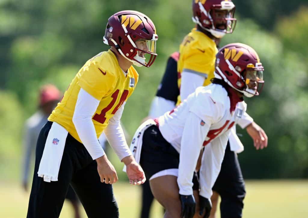 Commanders Quarterback, Sam Howell, Wears a Microphone in Practice To Call Plays and Run Huddles