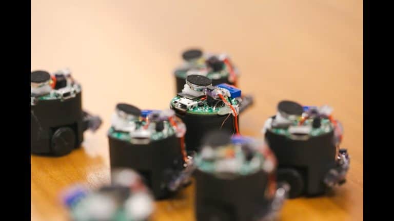 A Shape-Changing Smart Speaker is Being Developed Using Robotic Acoustic Swarms