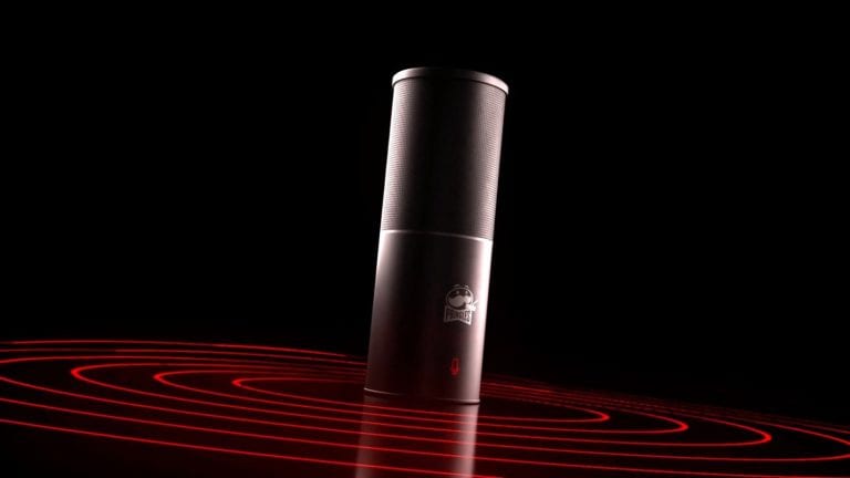 Pringles Unveils their Microphone Amplifier & Streaming Device All-in-One Can Pack