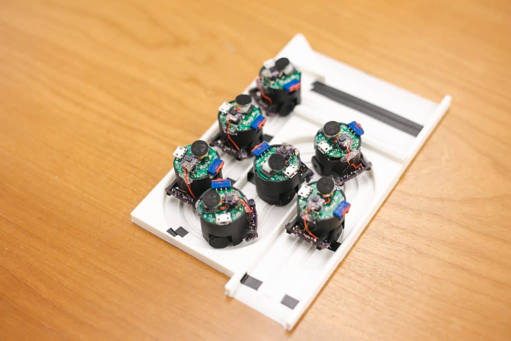 A Shape-Changing Smart Speaker is Being Developed Using Robotic Acoustic Swarms