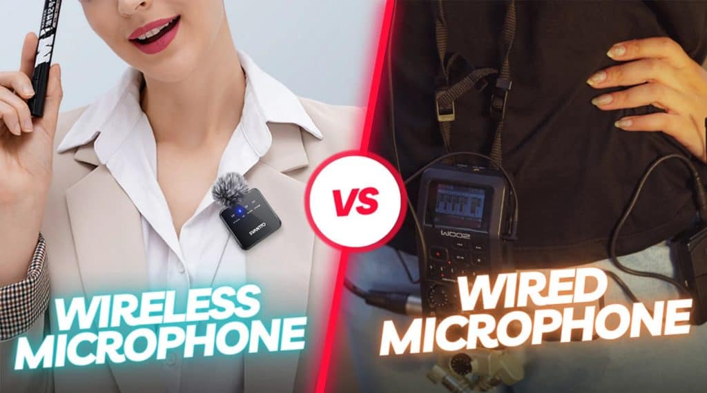 Wireless vs Wired Lavalier Mic: Differences and Pros & Cons