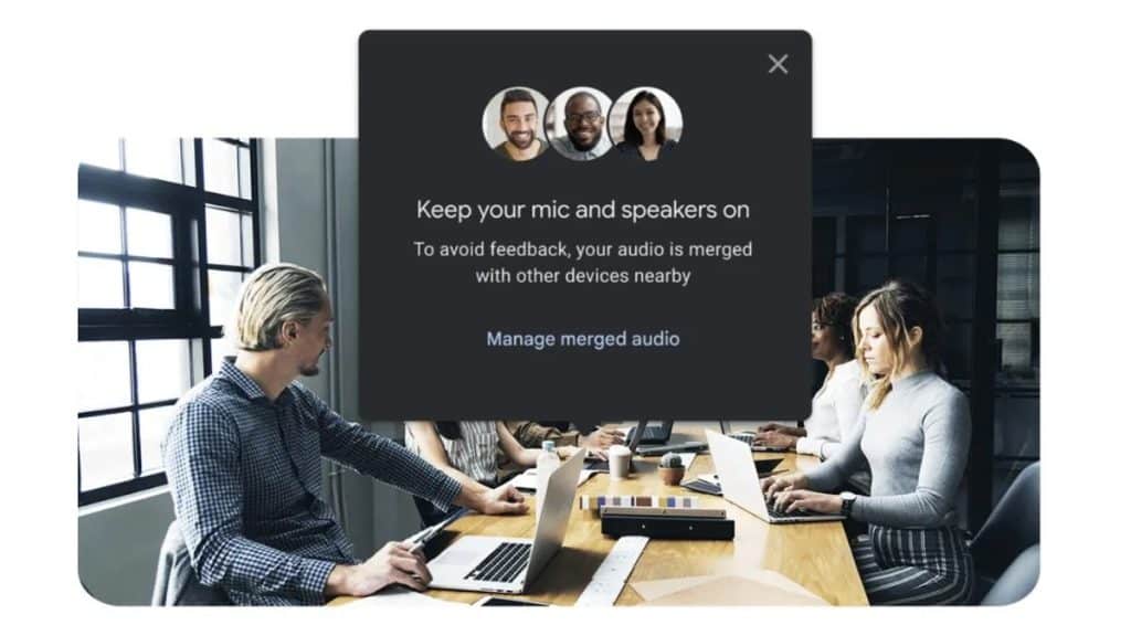 Google Meet's New Adaptive Audio Feature Minimizes Feedback by Syncing Microphones
