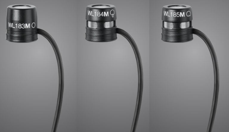 Shure Upgrades Its Classic WL Series of Lavalier Mics for Professionals Alike