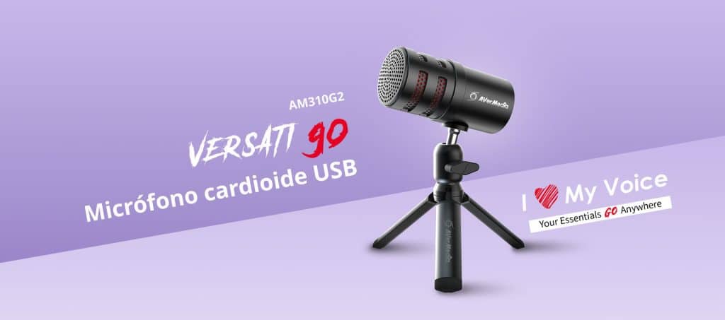 The VERSATI go Microphone and FLEXI go Mic Arm Joins the AVerMedia GO Series