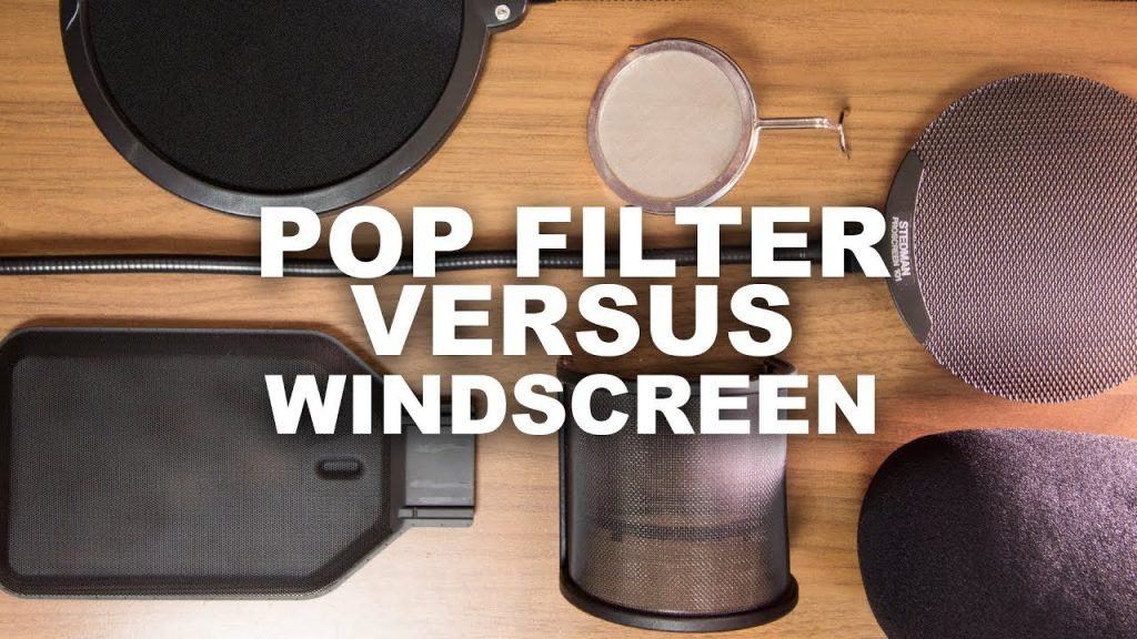 What is the Difference Between a Pop Filter and a Windscreen?